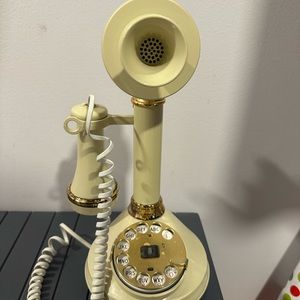 Vintage Phone Landline Speaker voice Hand Set Corded Dial
Candlestick Telephone